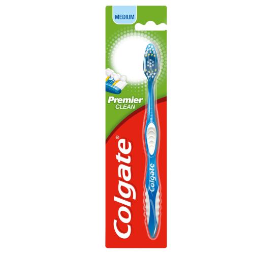 Colgate Premier Clean Medium medium toothbrush 1 piece - MazenOnline