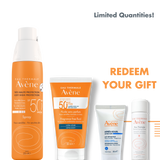 Avène - Solar Sensitive Skin ULTRA-LIGHT Cream SPF50 + Very High Protection Spray SPF50 Bundle | MazenOnline