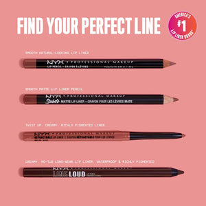 NYX Professional Makeup - Slim Lip Liner Pencil | MazenOnline
