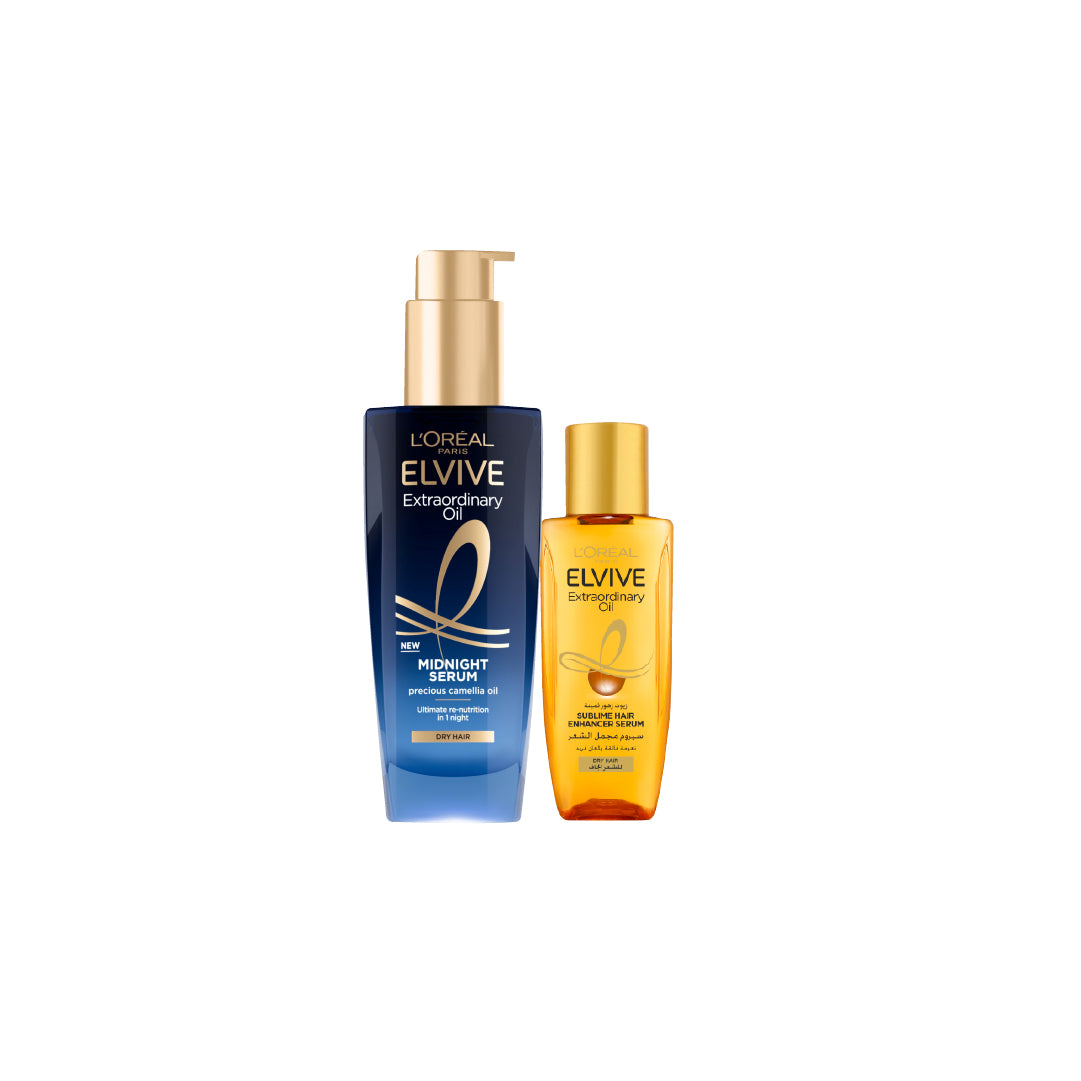 L'Oréal Paris - Elvive Night Serum + Mini Day Serum | MazenOnline