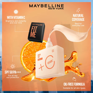 maybelline fit me foundation