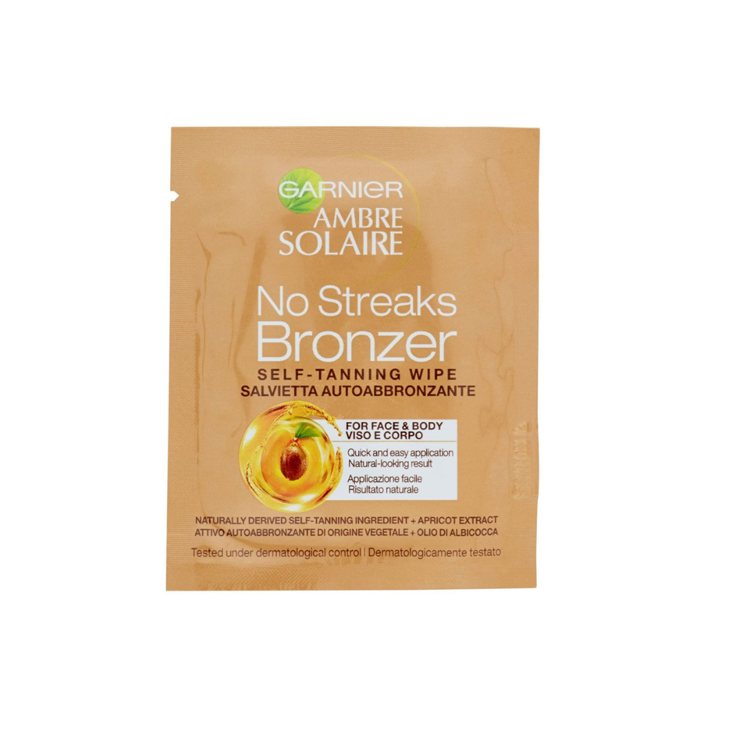Ambre Solaire Original Intense Natural Bronzer Self Tan Face Wipe - MazenOnline