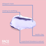 Antioxidant Blueberry Whipped Kaolin Clay Face Mask - MazenOnline