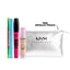 NYX Professional Makeup - Blade & Shade, Dual Edged Brow Pencil + Epic Ink Liner, Waterproof Liquid Eyeliner + On The Rise Volume Liftscara Mascara + Bare With Me Concealer Serum + Gift | MazenOnline