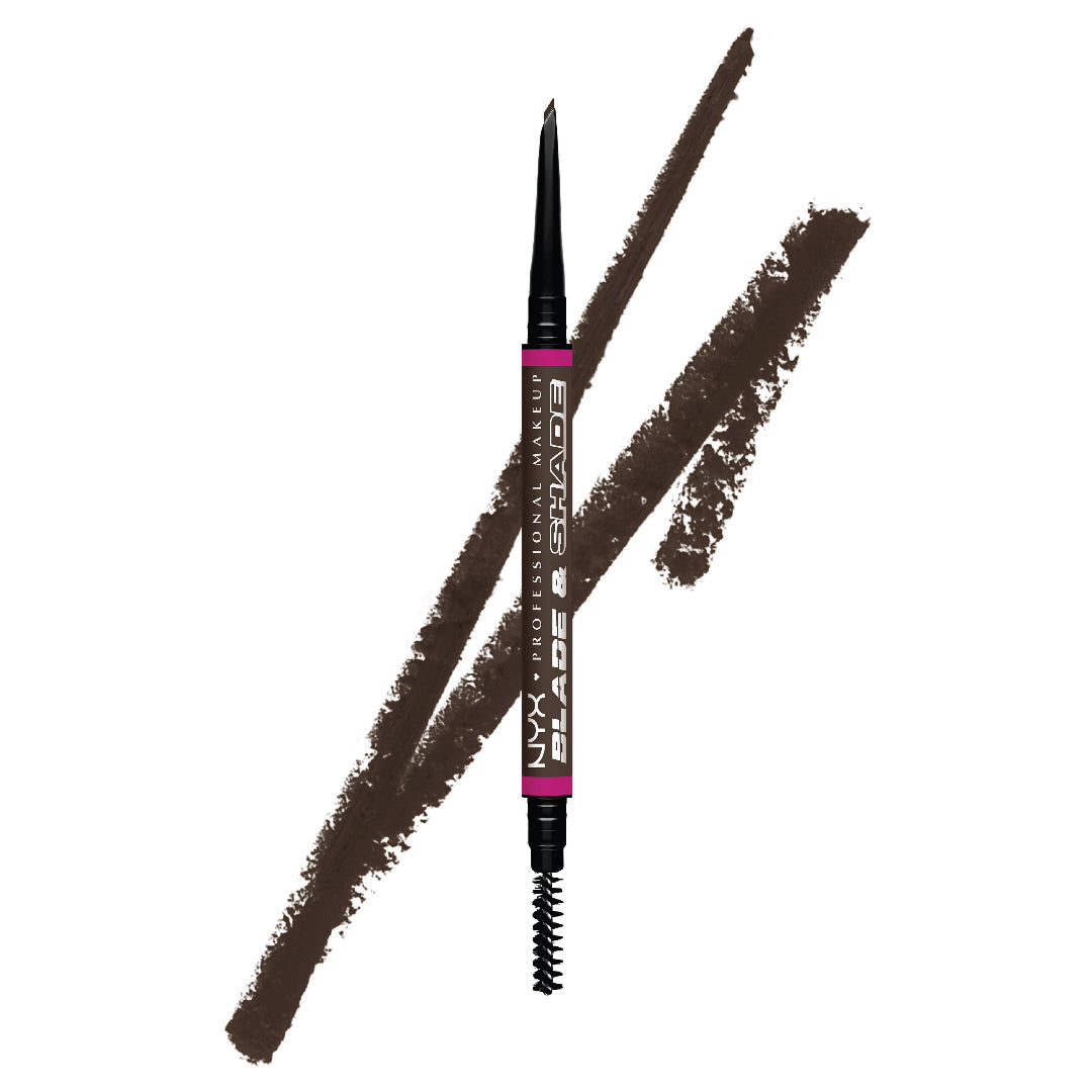 NYX Professional Makeup - Blade & Shade, Dual Edged Brow Pencil, Up To 16Hr Wear, Smooth-Glide Pigment | MazenOnline