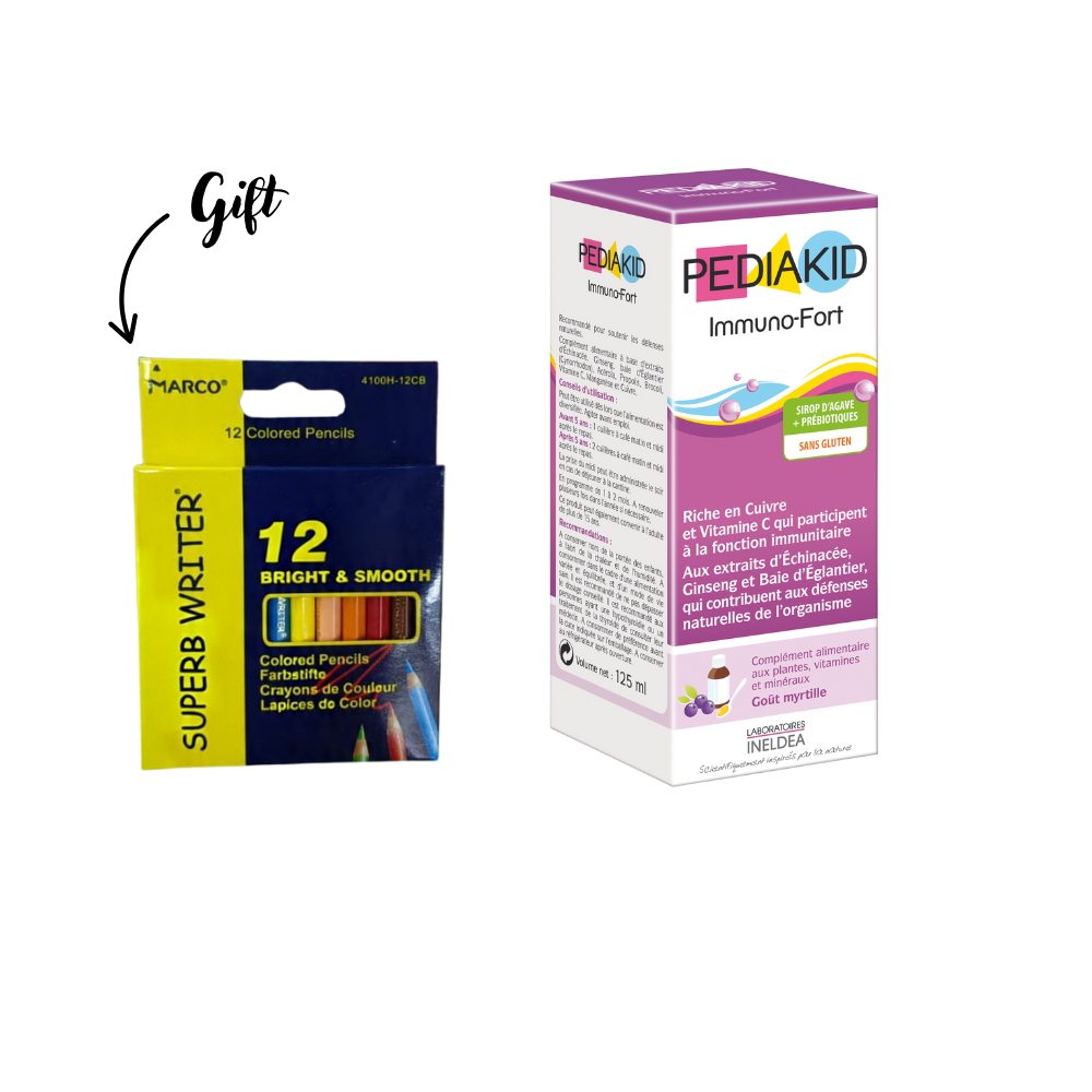 Retinol - Immuno-Fort + Kids Coloring Pencils Set | MazenOnline