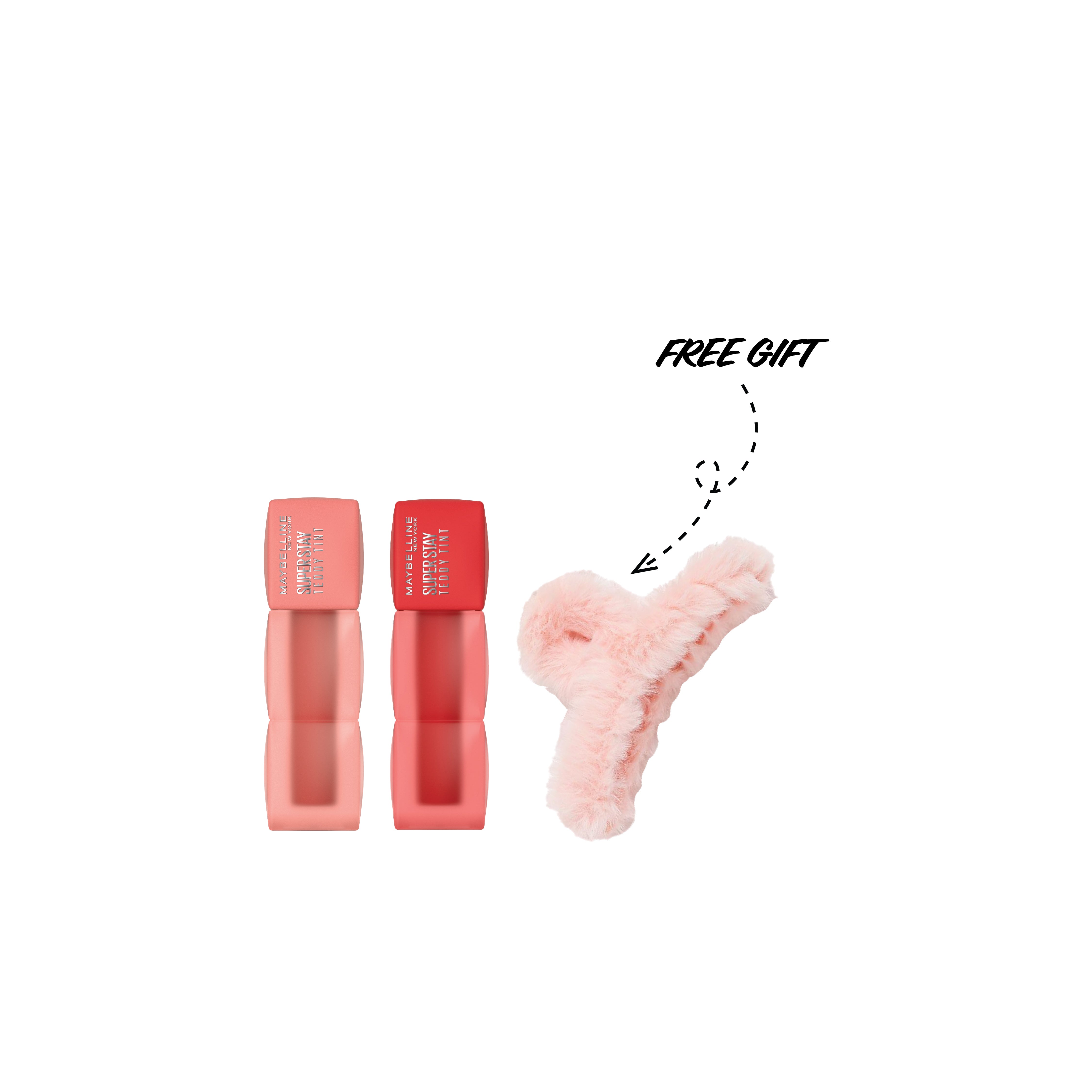Maybelline New York - Super Stay Teddy Tint Soft Blurred Matte Lip Tint | 12h Longwear, Transfer proof Bundle | MazenOnline