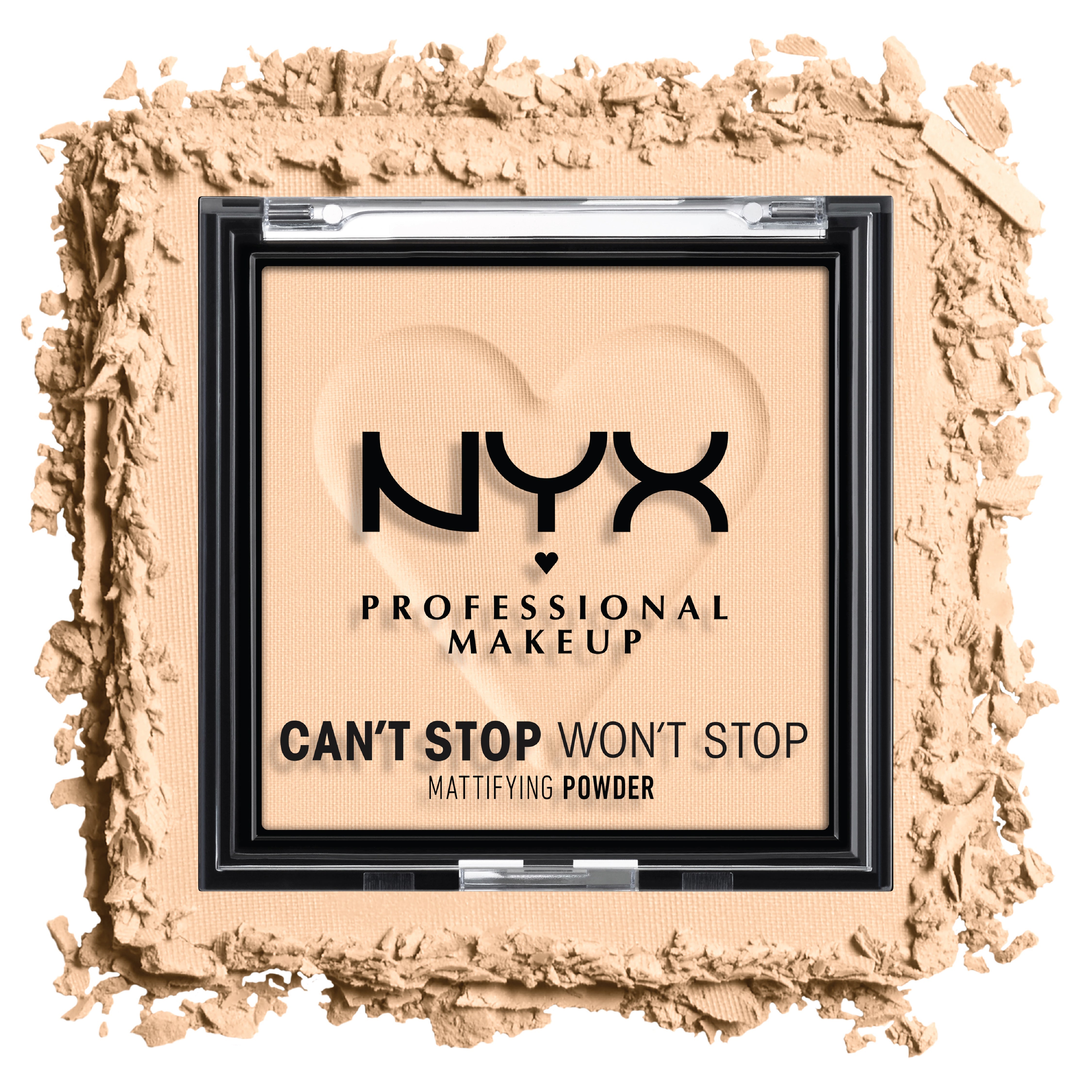 NYX Professional Makeup - Can'T Stop Won'T Stop Mattifying Pressed Powder | MazenOnline