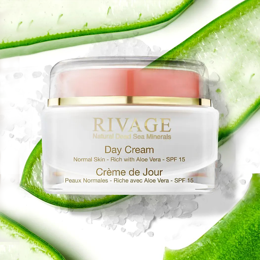 Day Cream with Aloe Vera for Normal Skin – SPF 15 – Jar 50ml - MazenOnline