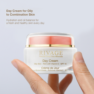 Day Cream with Vitamin E for Oily Skin - SPF 15 - Jar 50ml - MazenOnline
