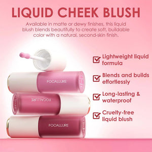 FOCALLURE - Cheek To Cheek Liquid Blush | MazenOnline