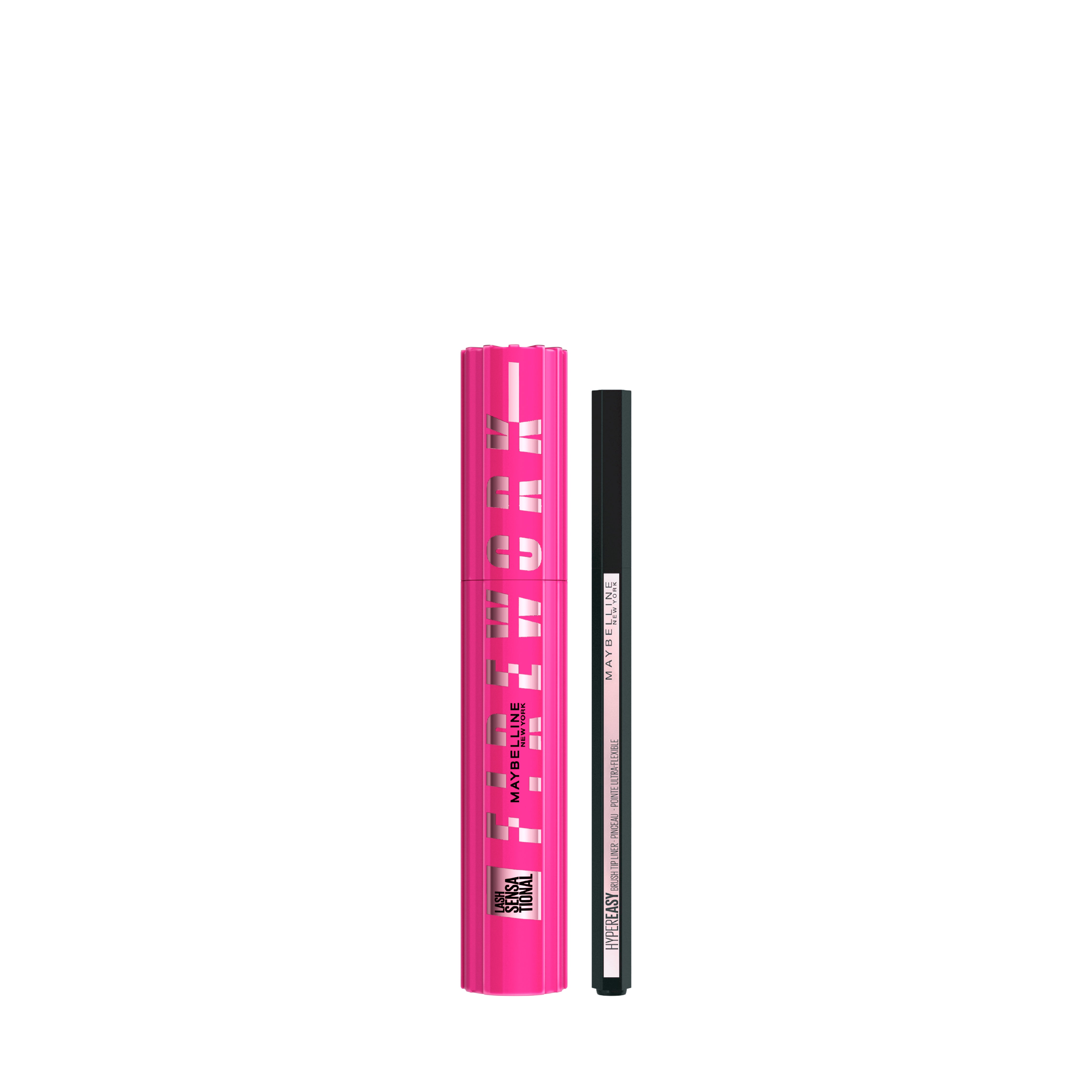 Maybelline New York - Lash Sensational Firework Washable Mascara + Hyper Easy Liquid Eyeliner | MazenOnline