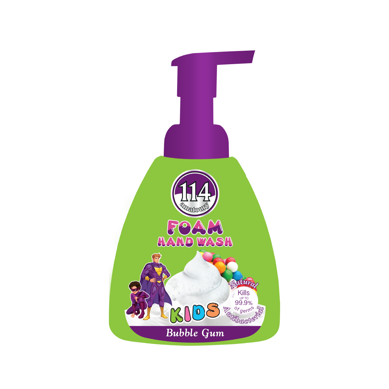 HAND WASH BUBBLE GUM 400ML - MazenOnline