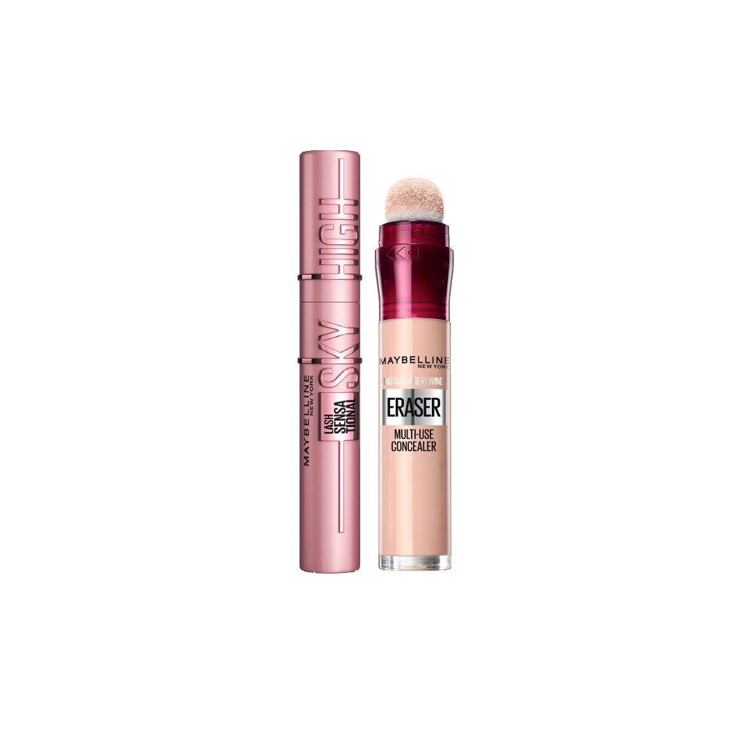 Maybelline New York - Instant Age Rewind Concealer + Lash Sensational Sky High | MazenOnline