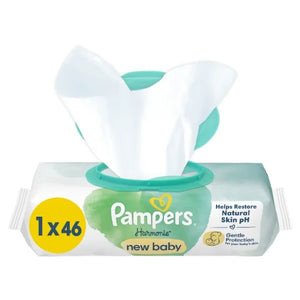 Pampers - Harmonie New Baby Plastic Free Baby Wipes | MazenOnline