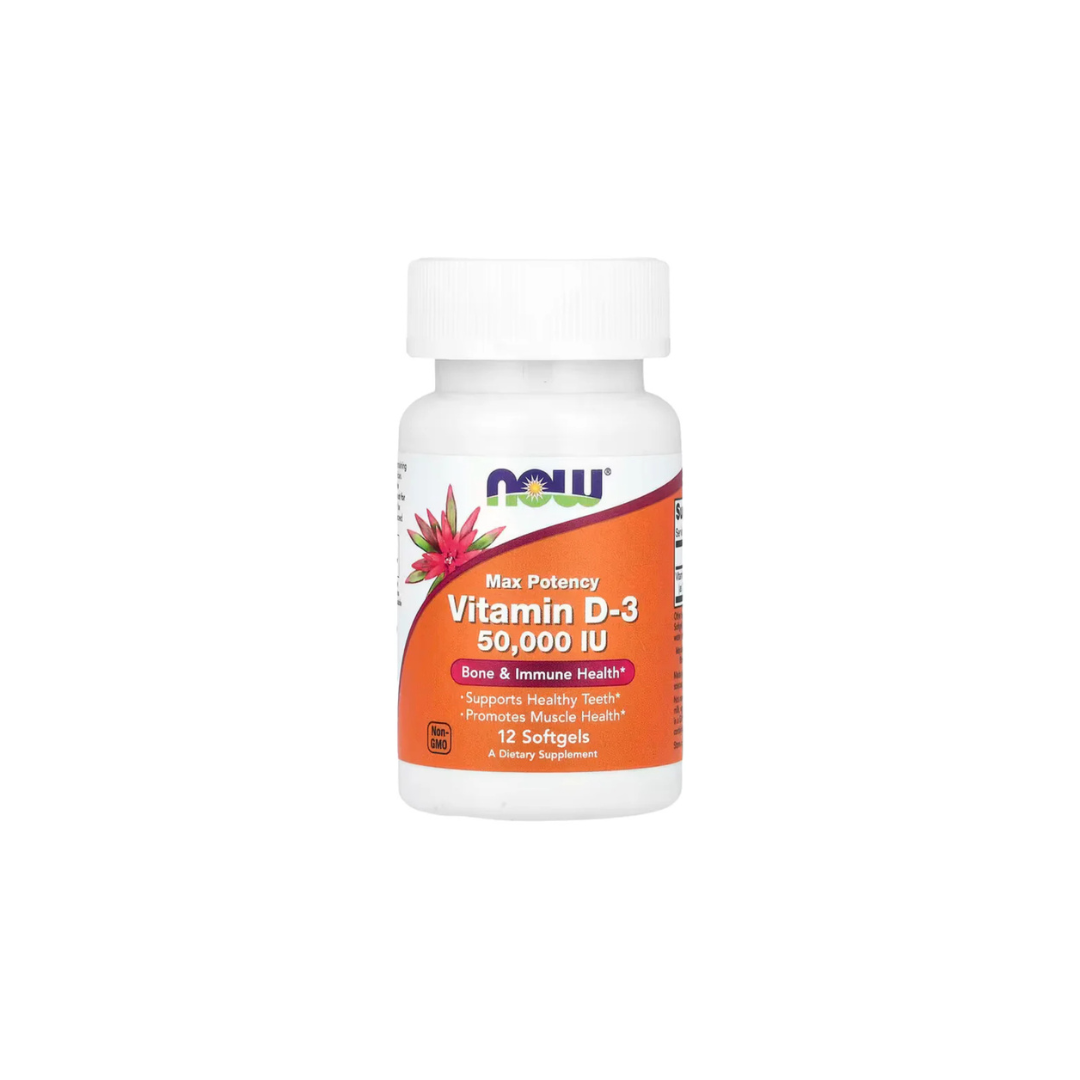Vitamin D-3, Max Potency, 50,000 IU