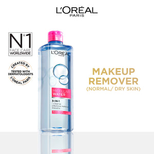 L'Oréal Paris - 3-in-1 Refreshing Micellar Water, deep cleansing moisturize micellar for dry to normal skin | MazenOnline
