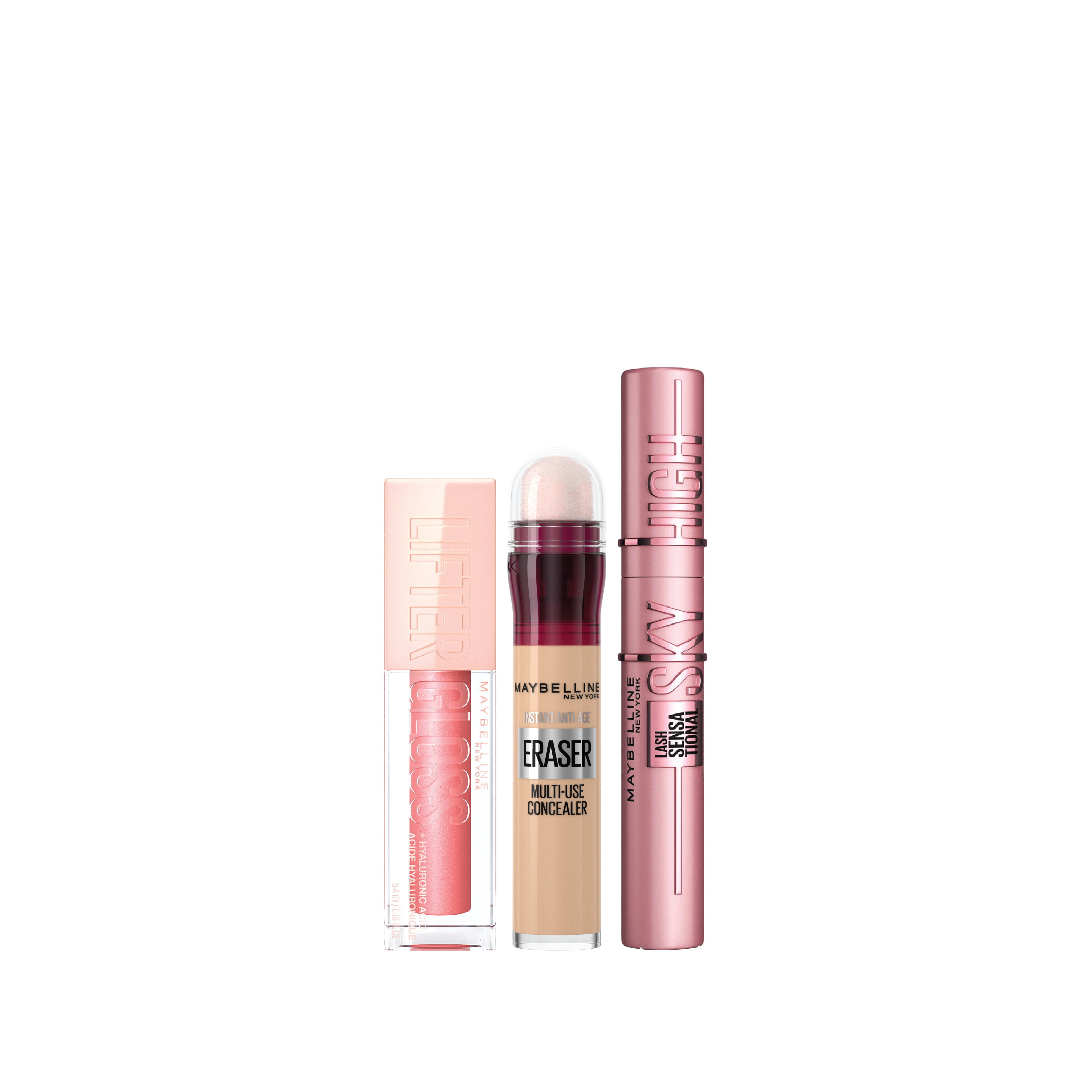 Instant Age Rewind Concealer + New York Lifter Gloss + Lash Sensational Sky High