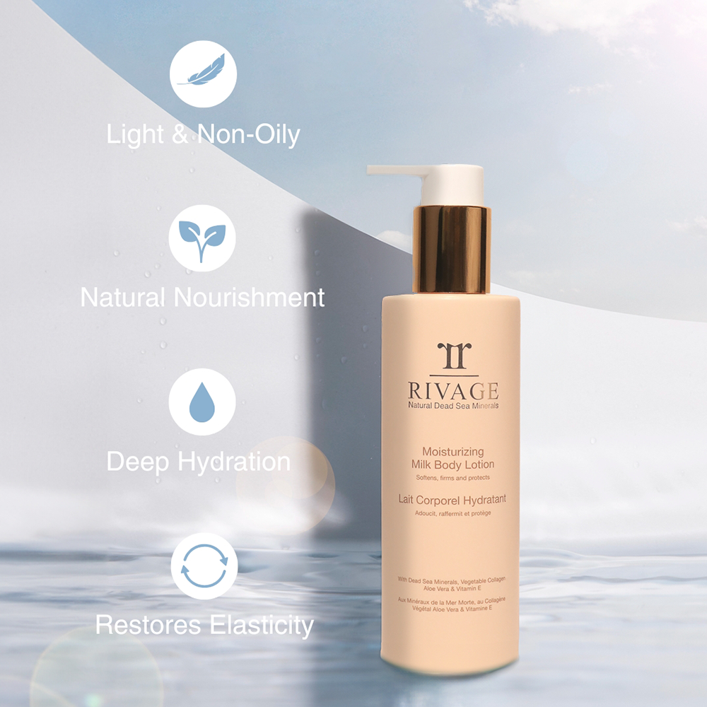 Moisturizing Milk Body Lotion with Vegetable Collagen - Bottle 200ml - MazenOnline