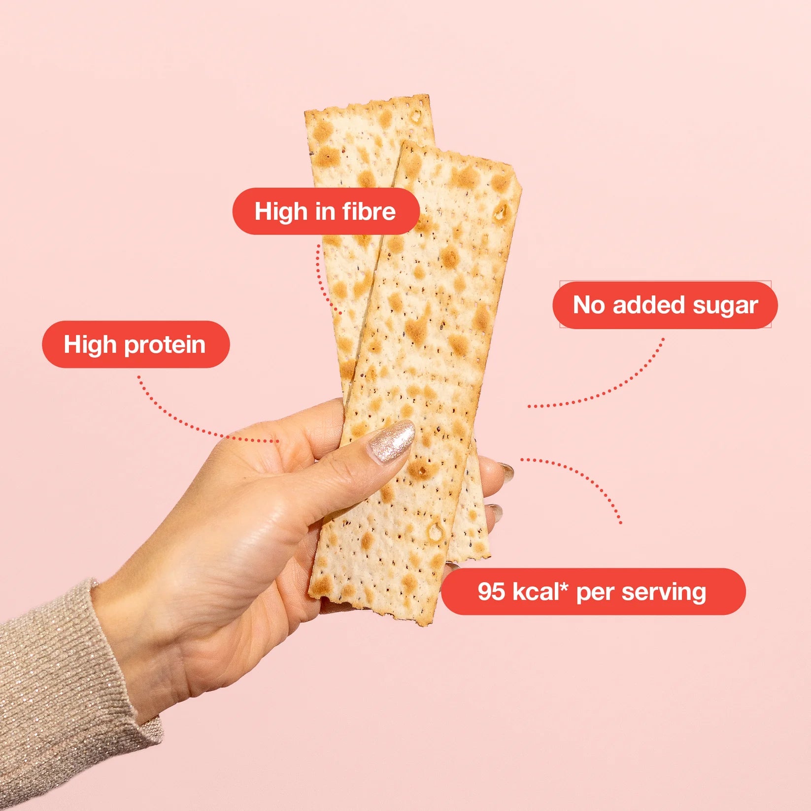 NUPO - High Protein Snack Crisp Bread | MazenOnline