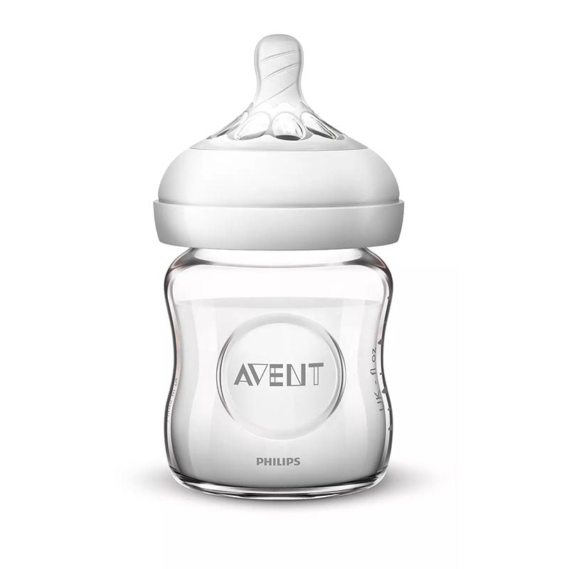 Natural glass baby bottle – 120ml om+ - MazenOnline