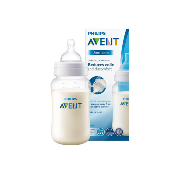 Anti-Colic Plastic Bottle (3m+) 330ml – Pack of 1 - MazenOnline