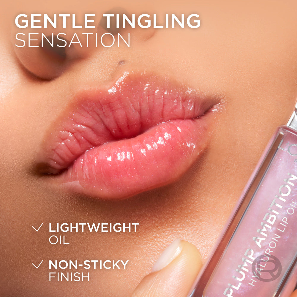 L'Oréal Paris - Plump Ambition Hyaluron Lip Oil, 24HR Hydration and Volumizing Shine | MazenOnline