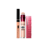 Fit Me Concealer + Super Stay Vinyl Ink Longwear Liquid Lip Color + Instant Age Rewind Concealer