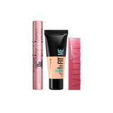 Super Stay Vinyl Ink Super Stay Vinyl Ink Longwear Liquid Lip Color + Fit Me Matte + Poreless Liquid Foundation + Lash Sensational Sky High