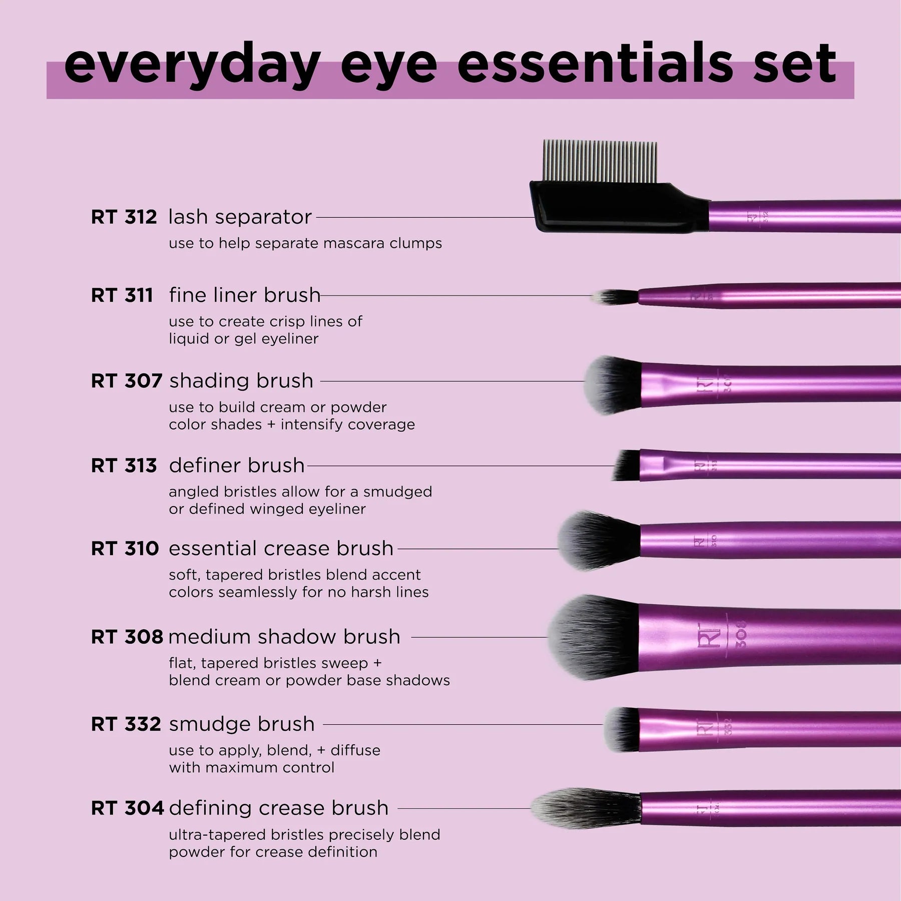 real techniques brush set