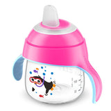 Sip, No Drip Cup 200ml 6m+ Pink - MazenOnline