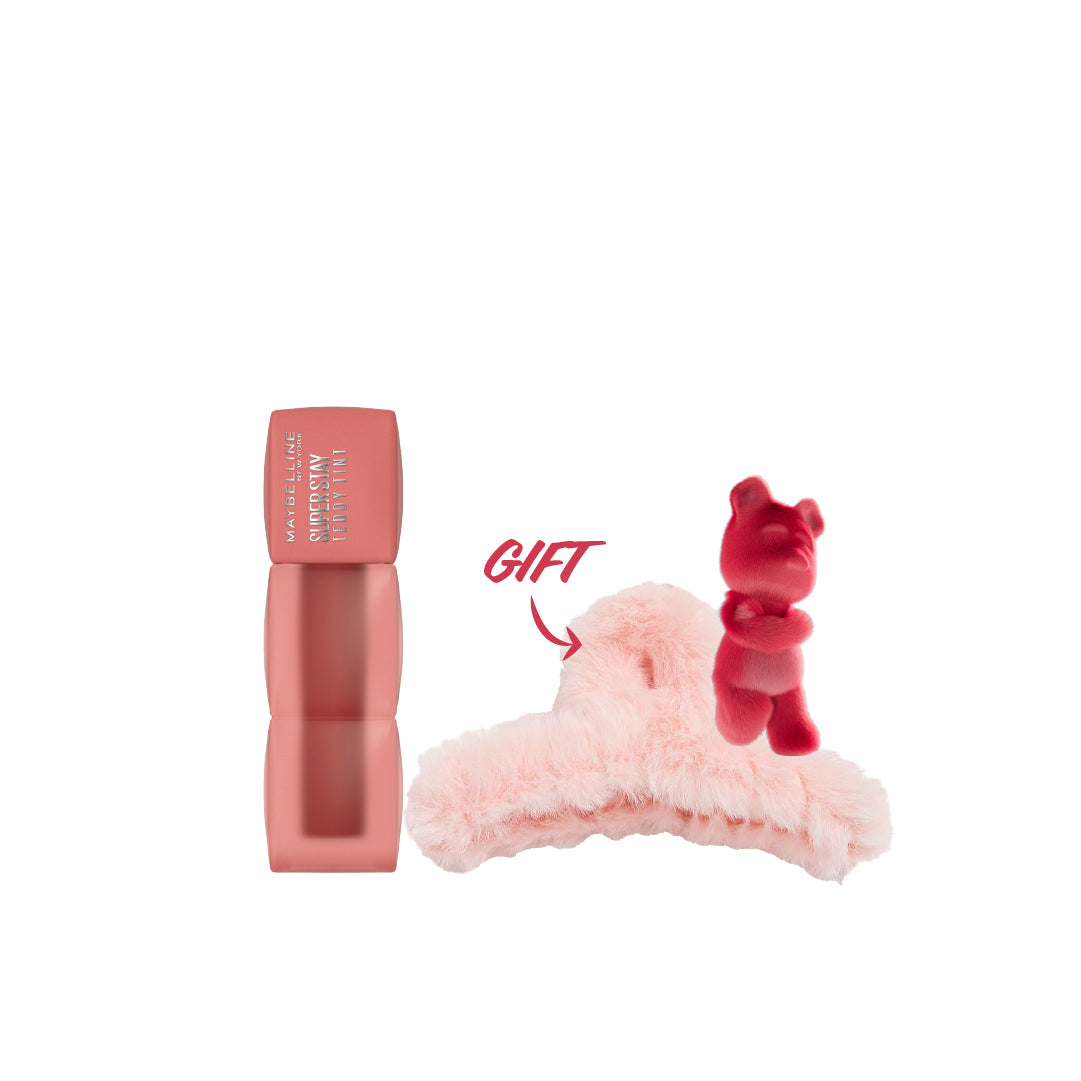Maybelline New York - Super Stay Teddy Tint + TEDDY HAIR CLIPS | MazenOnline