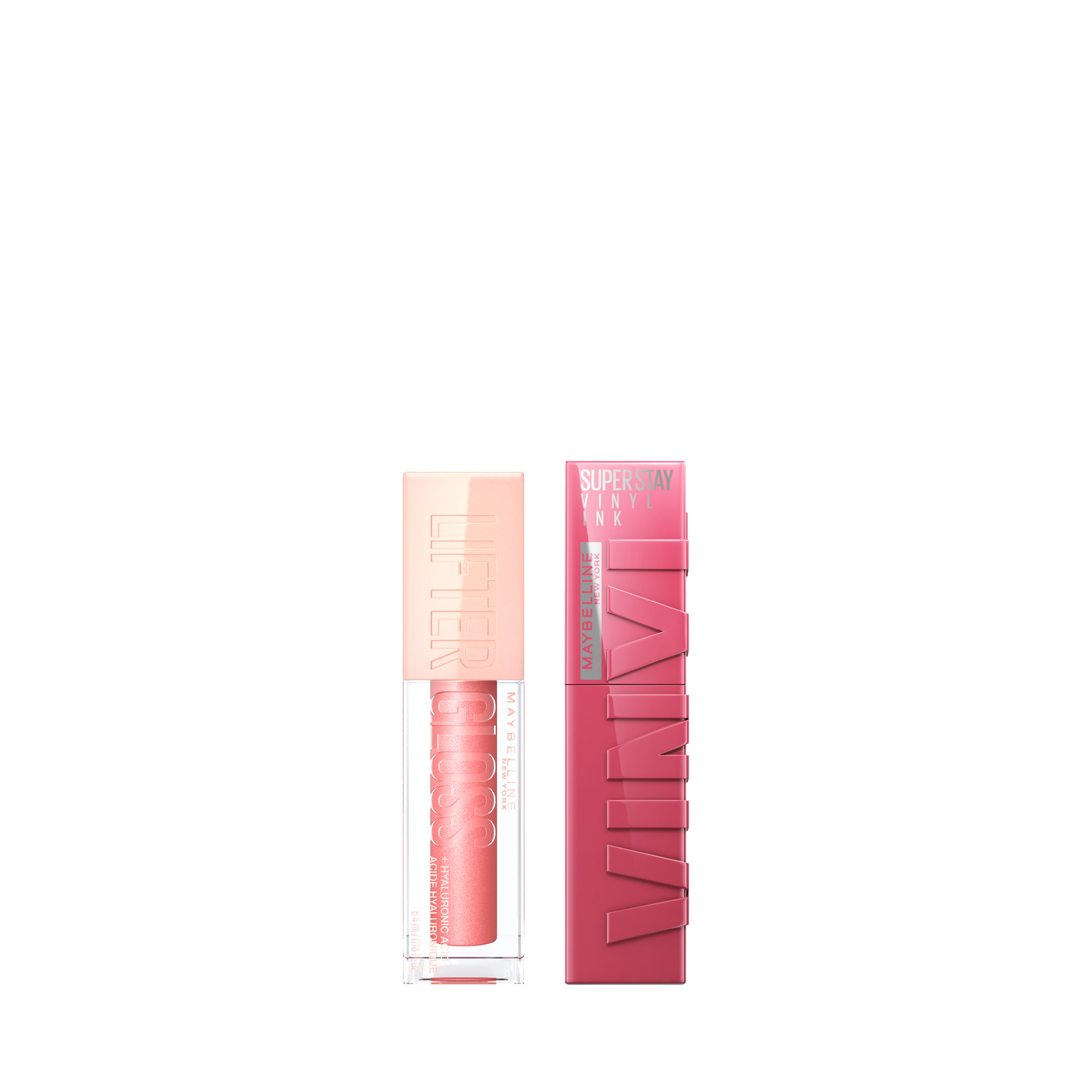 New York Lifter Gloss + Super Stay Vinyl Ink Longwear Liquid Lip Color + Gift