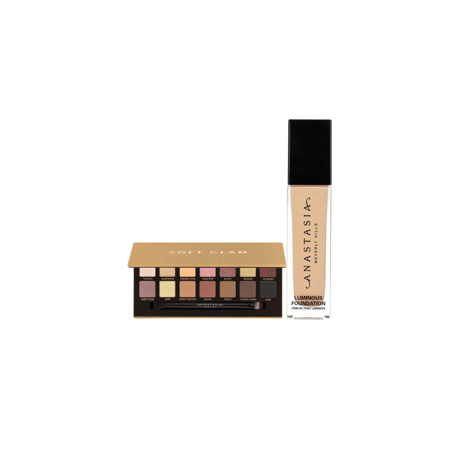 Anastasia Beverly Hills - Soft Glam Eyeshadow Palette + Luminous Foundation | MazenOnline