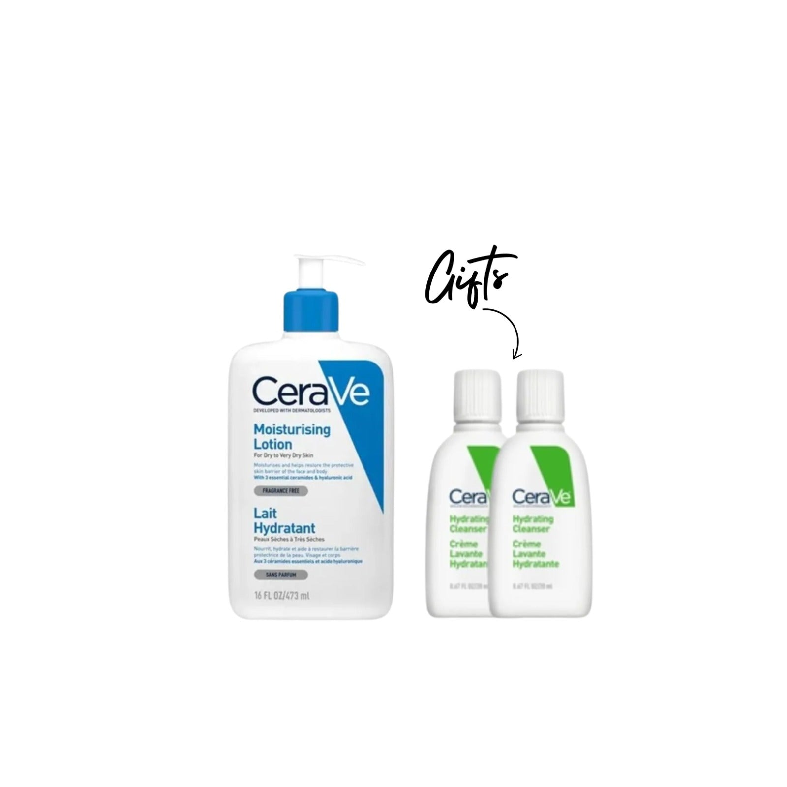 CeraVe - Moisturizing Lotion + hydrating Cleanser | MazenOnline