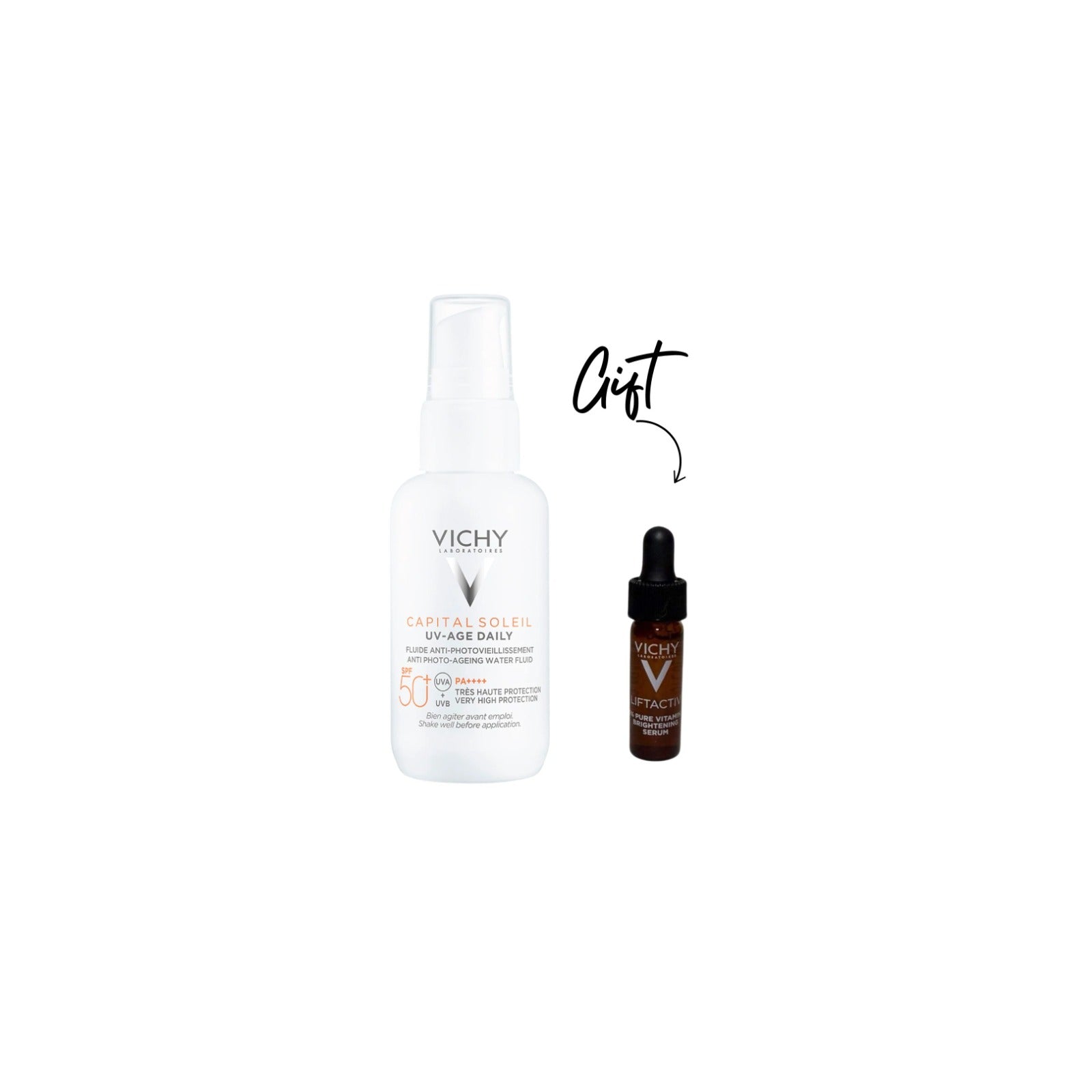 vichy - Capital Soleil UV - Age Tinted Anti Ageing Sunscreen SPF 50+ with Niacinamide + Gift | MazenOnline