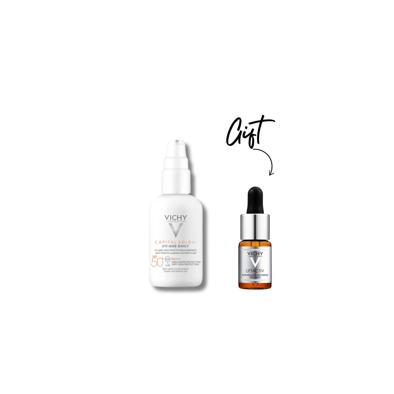 Vichy - Soleil UV Anti Ageing Sunscreen SPF50+ + Gift | MazenOnline