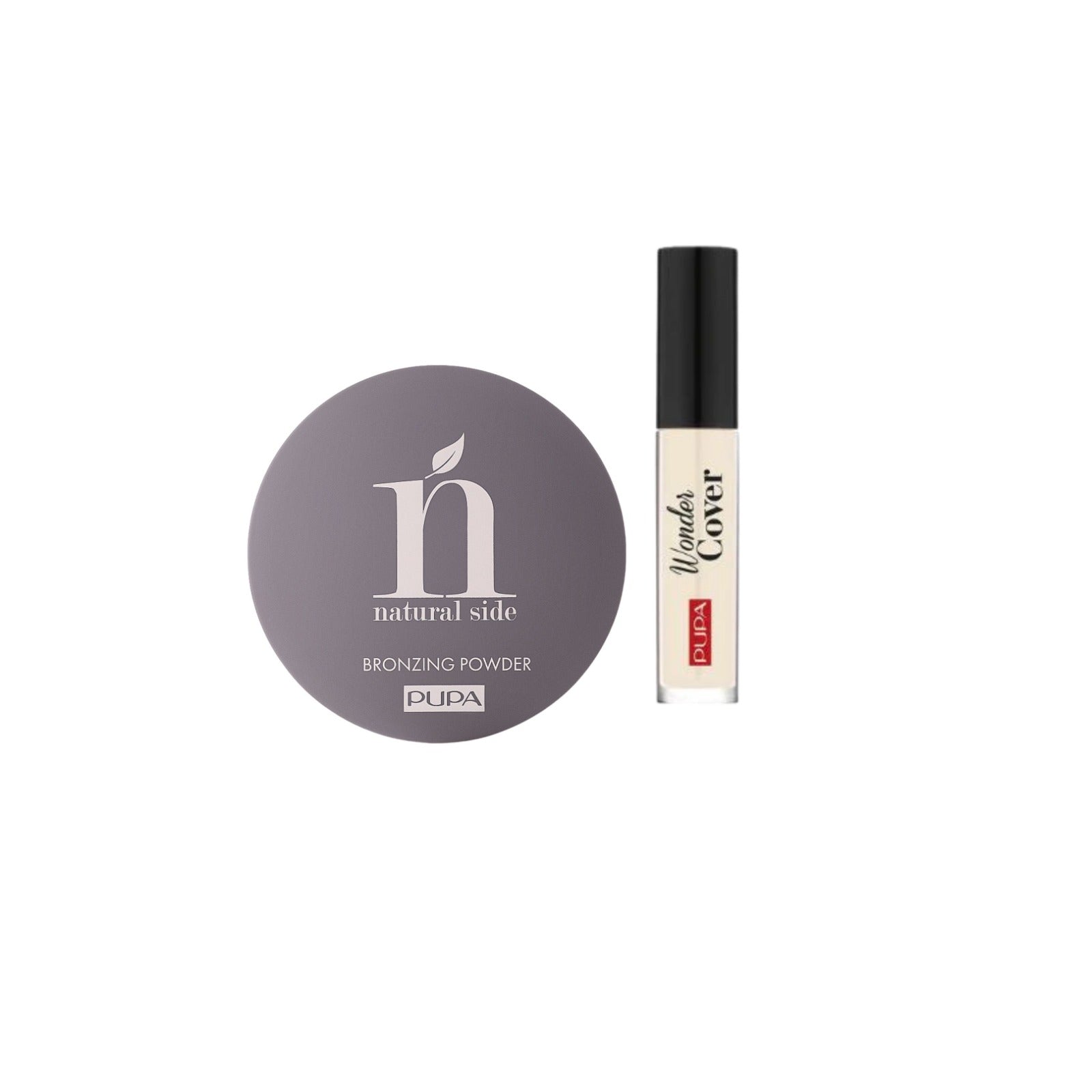 Pupa Milano - Natural Side Bronzing Powder + Wonder Cover Concealer | MazenOnline