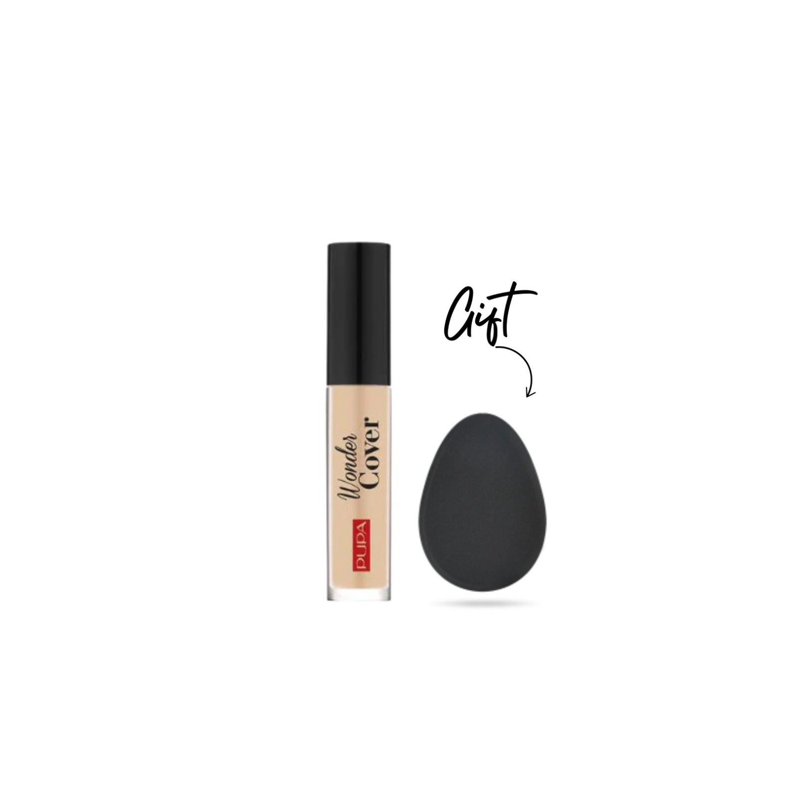 Pupa Milano - Wonder Cover Concealer + Spong Gift | MazenOnline