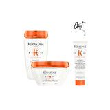 Kérastase - Nutritive Masquintense Hair Mask + Bain Satin Shampoo + Gift | MazenOnline