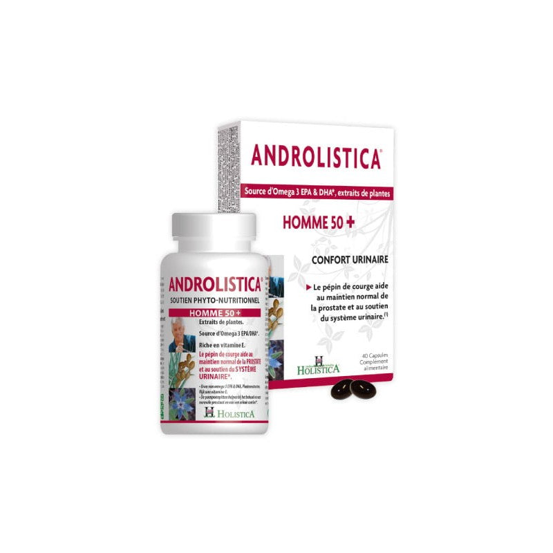 ANDROLISTICA HOMMES 50+ MAINTIEN DE LA PROSTATE 40 CAPSULES - MazenOnline