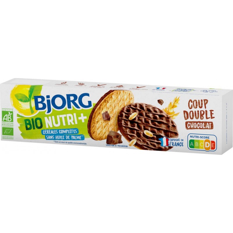 Bjorg Biscuits Bio choco lat 