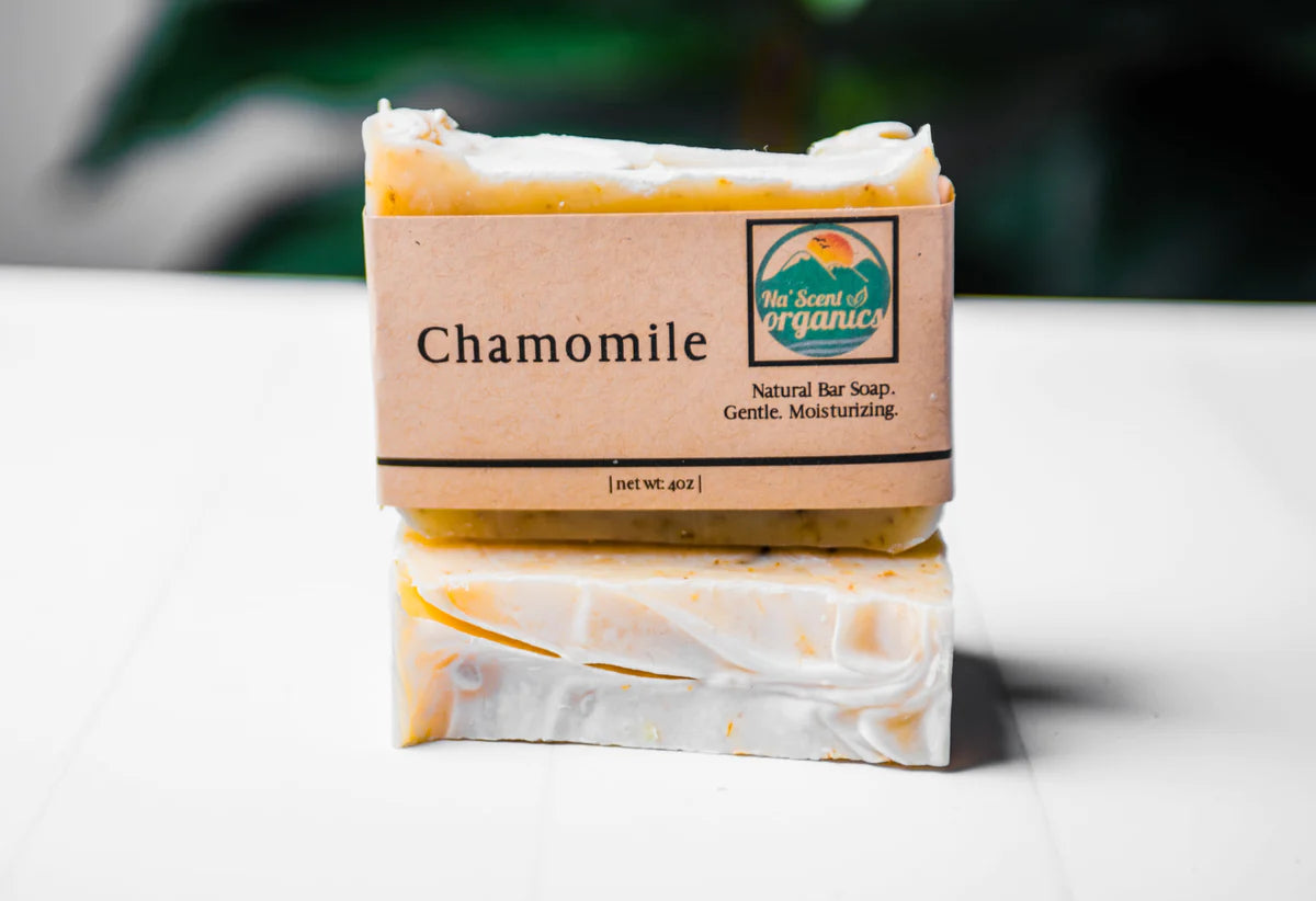 Organic Soap Bar  Japanese Citrus Chamomile - MazenOnline