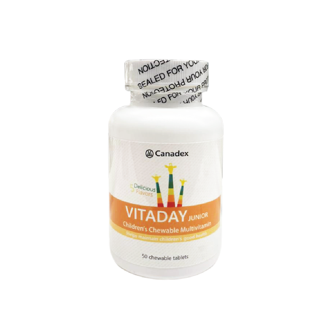 Vitaday Junior – 50 Chewable Tablets - MazenOnline