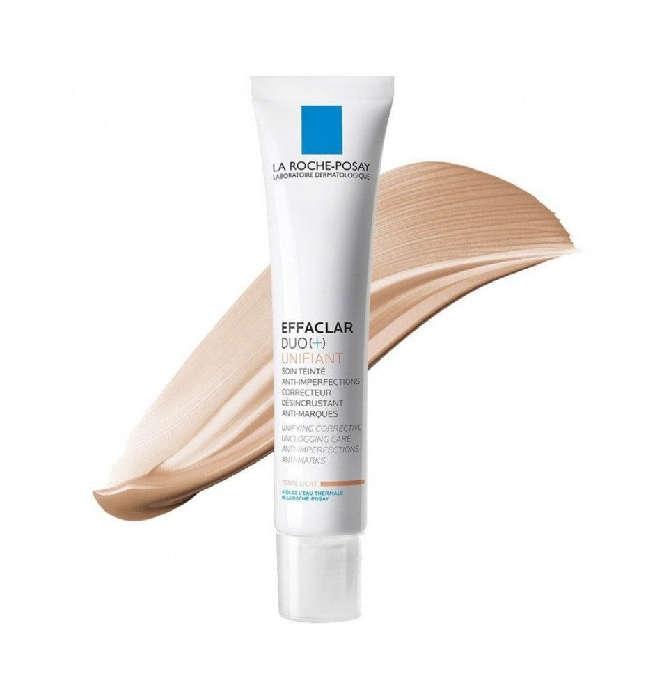 Anti-Acne Tinted Moisturizer for Even Skin Tone from La Roche - 40ml - MazenOnline