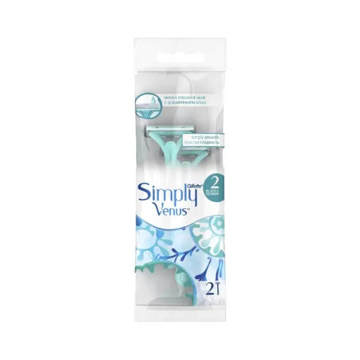 Simply Venus 2 Blade Disposable Razors - MazenOnline