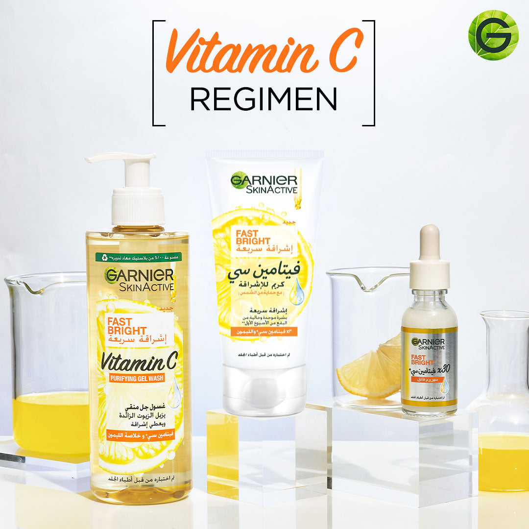 Fast Bright Vitamin C Brightening Purifying Face Gel Wash - MazenOnline