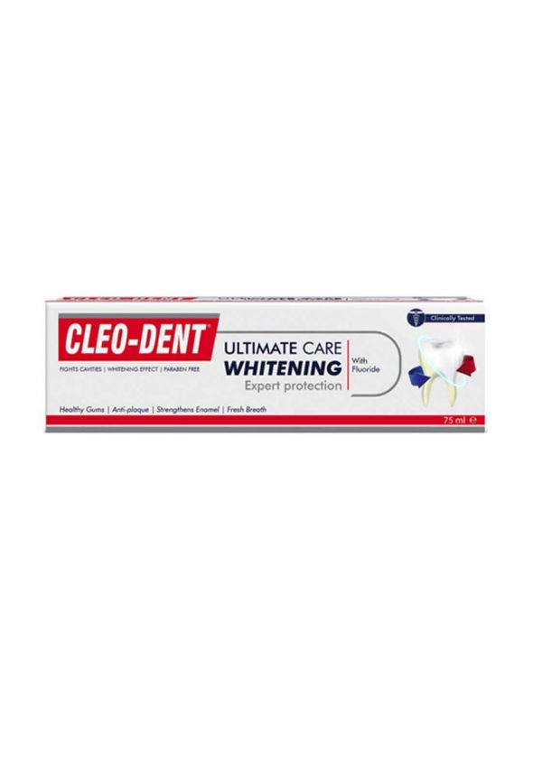 Cleo-Dent Ultimate Whitening Toothpaste 75mL - MazenOnline