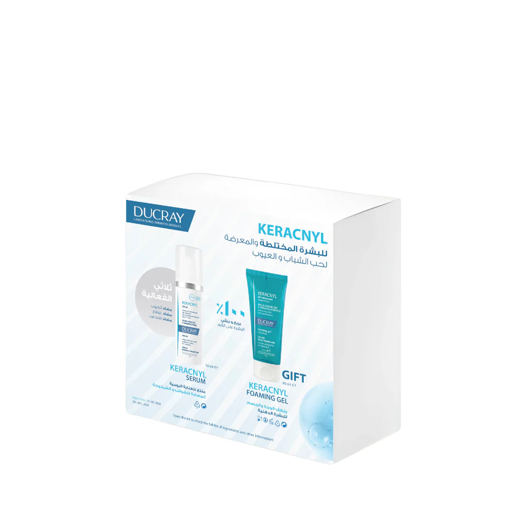 Ducray - Buy1 buy 1 : Ducray Keracnyl Serum + Free Gel get | MazenOnline