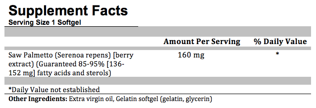 Saw Palmetto 160